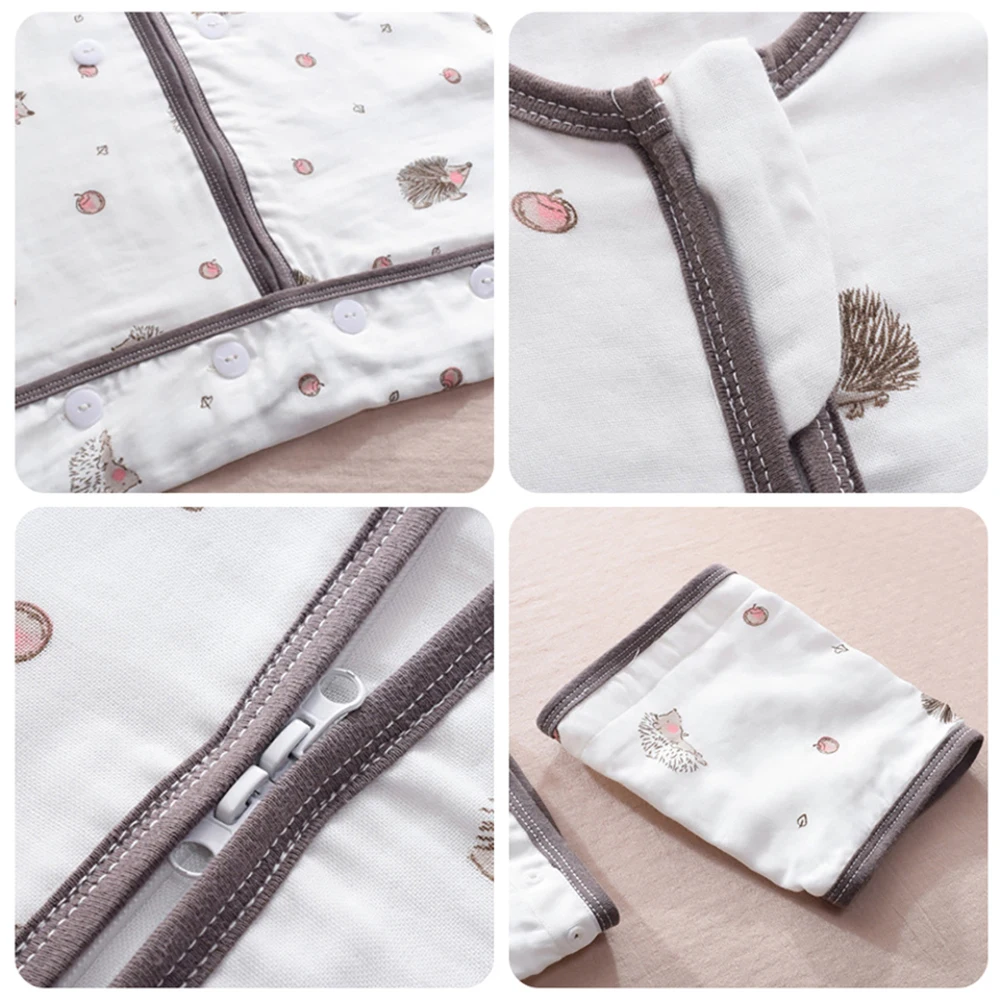 Sleeping Bag For Children 1-5Years Removable Sleeves Anti-Kick Quilt 1Tog