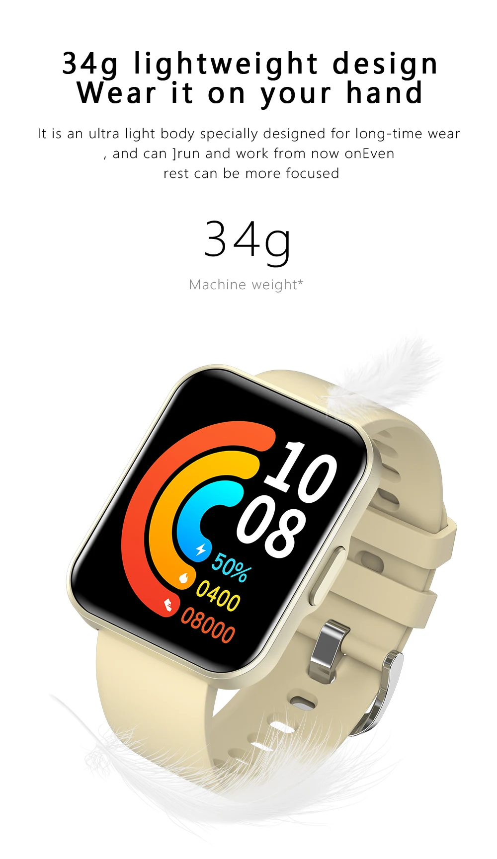 E21 Bluetooth Smart Watch Men Women Blood Pressure Heart Rate Monitor Sport Smartwatch Fitness Tracker PK Xiaomi Redmi Watch 2