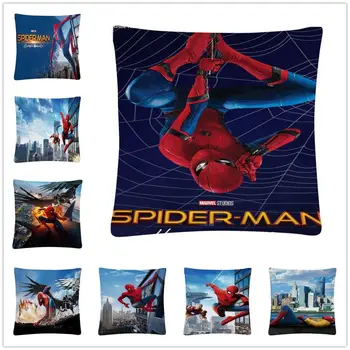 

Global Hot Spider Cartoon Character Pillowcases45*45cm Cushion Cover Soft Short Plush Decor Pillow Case Car Sofa Home