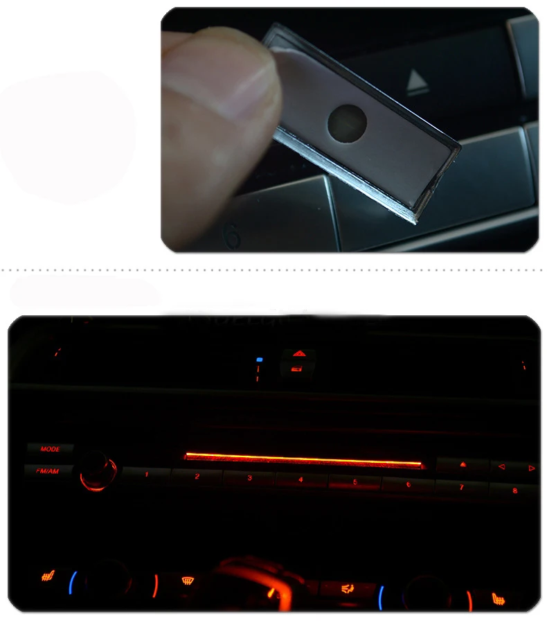 Автомобильный Кондиционер компакт-дисков с помощью кнопок с цифрами декоративный чехол с блестками Накладка для BMW 5 6 7 серии 5GT F10 F18 F07 F06 F12 F13