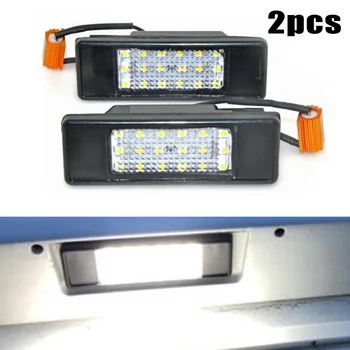 

White License Plate Light 18- SMD DC 12V Auto 2Pcs For Mercedes Benz W639 Vito W906 Sprinter