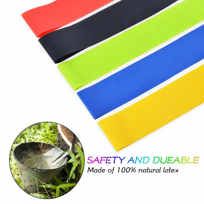 Hot Unisex Resistance Bands Elastic Exercise Bands Hip Exercise Workout Pull Rope With Strength Fitness Equipment