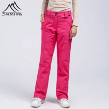 SAENSHING, зимние лыжные штаны для женщин, для спорта на открытом воздухе, зимние штаны, высокое качество, теплые водонепроницаемые штаны для сноуборда, 6 цветов