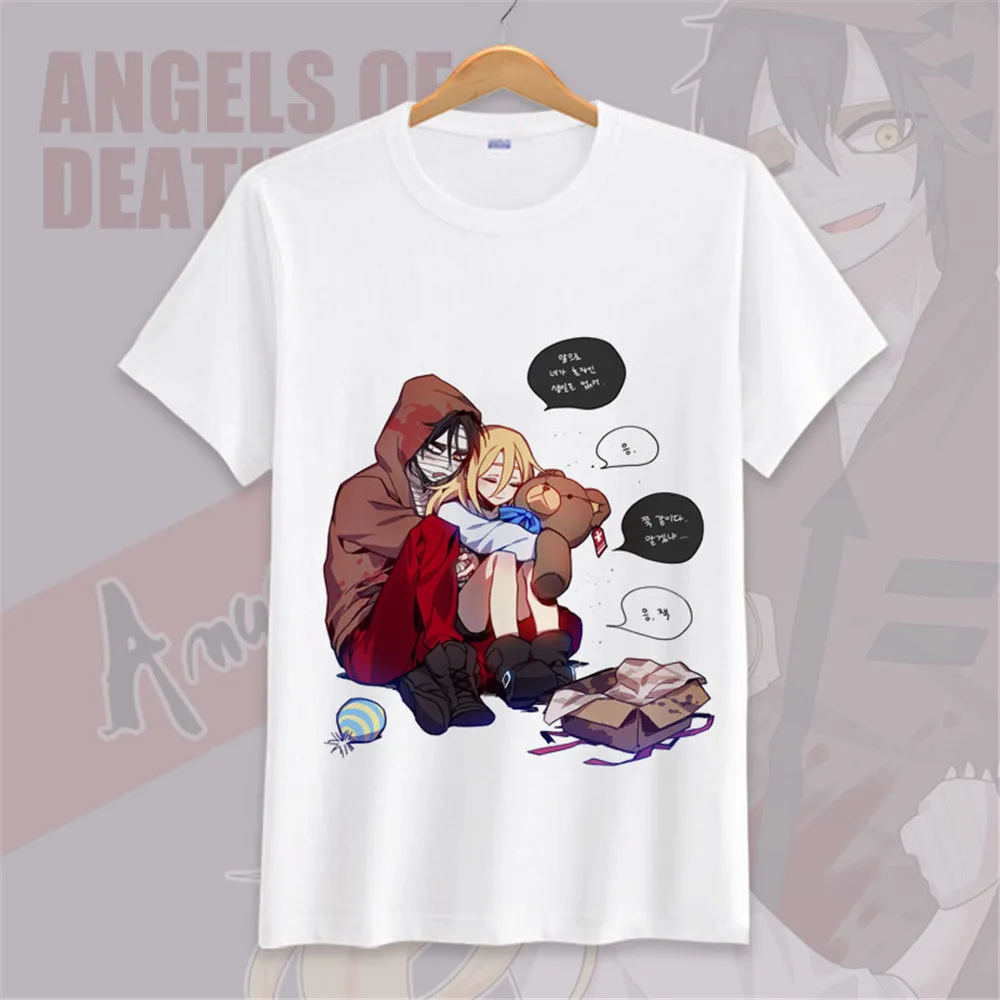 Высокое качество унисекс аниме Cos Angels of Death Rachel Gardner Isaac Foster хлопковая Повседневная