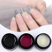 LEMOOC, 5 г, удлиняющий УФ-желе, полистроительный гель для наращивания пальцев, Кристальный гель для дизайна ногтей, 20 мл, жидкий раствор для выскальзывания ногтей