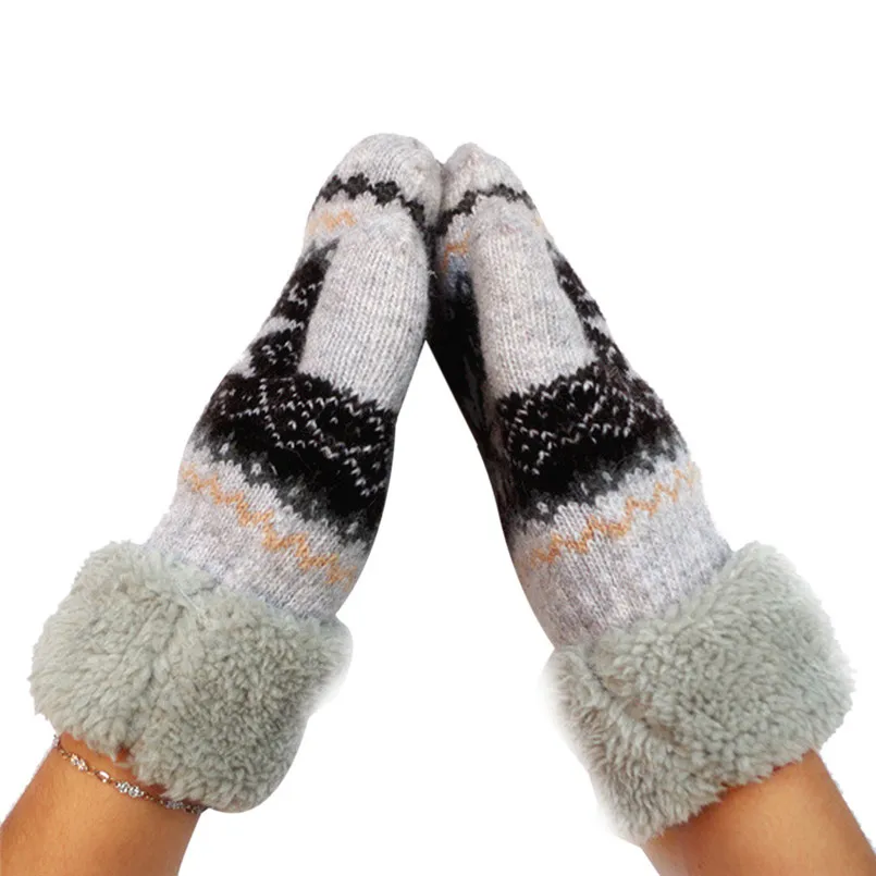 Женские теплые зимние перчатки Варежки бежевые перчатки BK handschoenen 40ag27