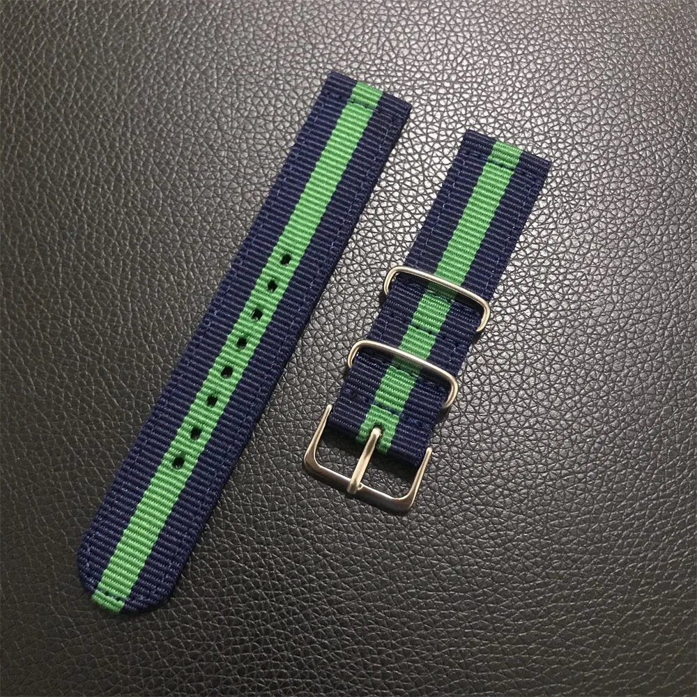 1 Ремешок для часов Huami Amazfit GTR GTS BIP Смарт-часы для Xiaomi Amazfit Pace/Stratos браслет нейлоновый холст ремешок на запястье - Цвет: 1