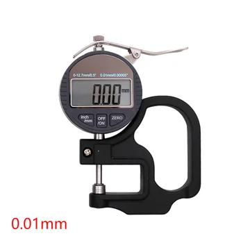 

0-12.7mm LCD Screen For Paper Measuring Tool Handheld Micrometer Portable Leather Thickness Gauge Meter Digital Electronic Film