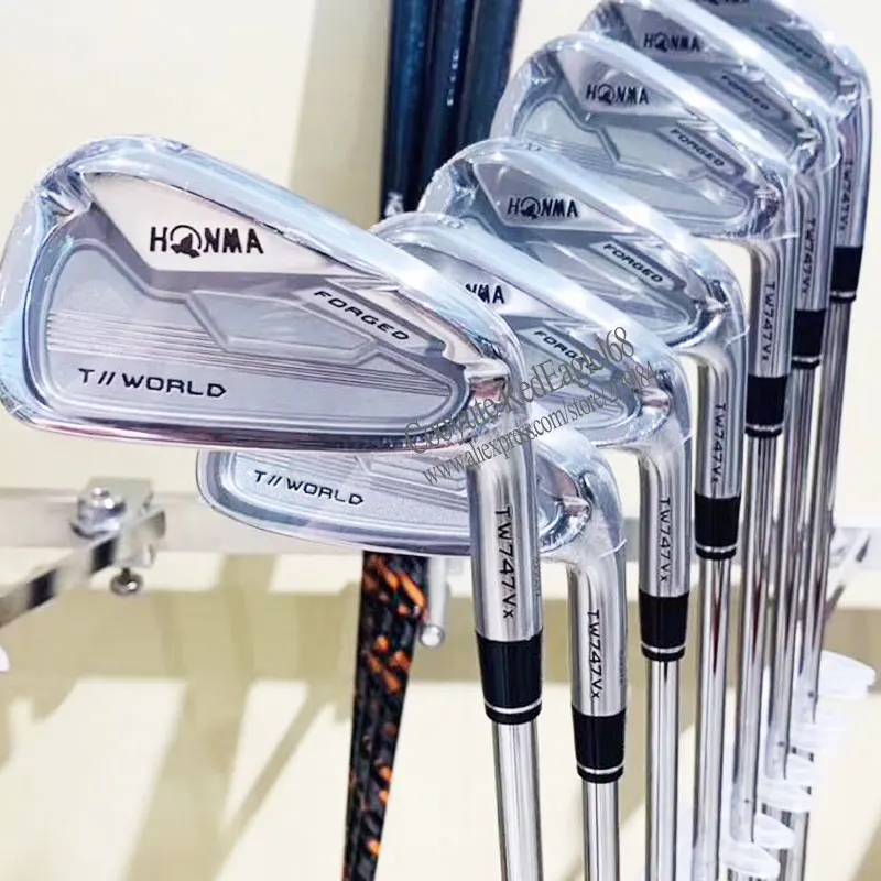 Новые мужские клюшки для гольфа HONMA TW747 Vx, клюшки для гольфа 4-11, клюшки для клюшек, графитовый Вал, Обычный или жесткий вал для гольфа, Cooyute
