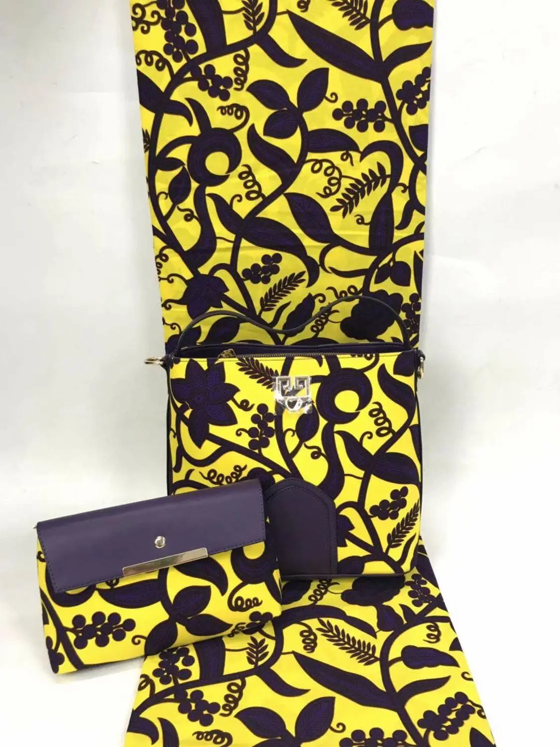 Лидер продаж в итальянском стиле Для женщин из вощенной ткани и подходящая к ним Сумочка в комплекте в африканском стиле, Стиль сумки с тапочки из хлопчатобумажной ткани комплект тканей для вечерние YBG01