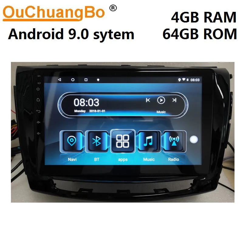 Ouchuangbo радио gps навигация для GWM great wall wingle 6 steed- с android 9,0 аудио плеер 4 Гб+ 64 ГБ