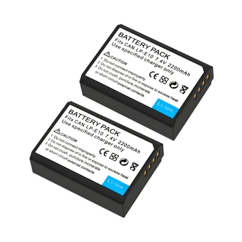 

2200mAh LP-E10 LP E10 LPE10 Digital Camera Battery For Canon 1100D 1200D 1300D Rebel T3 T5 KISS X50 X70 Battery L50