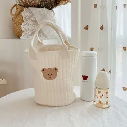 Sacs à couches en coton pour enfants, sac de maternité, couche culotte pour bébé, équipement d'activité infantile, rangement de chariot pour mère et enfant 