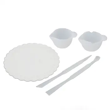 

UV Resin DIY Casting Jewelry Tools Kit Including Silicone Cup Stirrers Spoon Pad