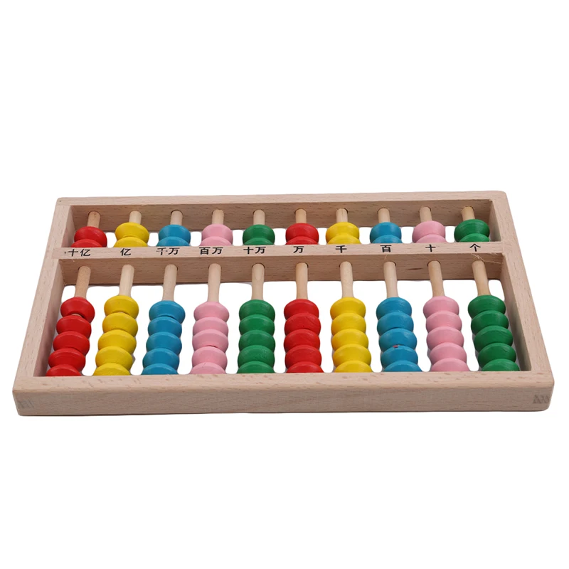 Montessori Toys Abacus Mental Arithmetic Learning Math Enlightenment Wisdom Early Learning Toys Children Juguetes Educativos