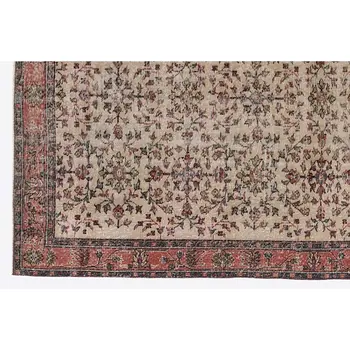 

Handmade Natural Vintage Turkish Area Rug 173x259 Cm-5'8''X8'6''