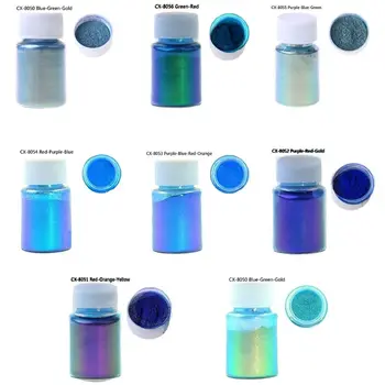 

Mirror Chameleons Resin Pigment Pearlescent Epoxy Resin Magic Discolor Powder R2LE