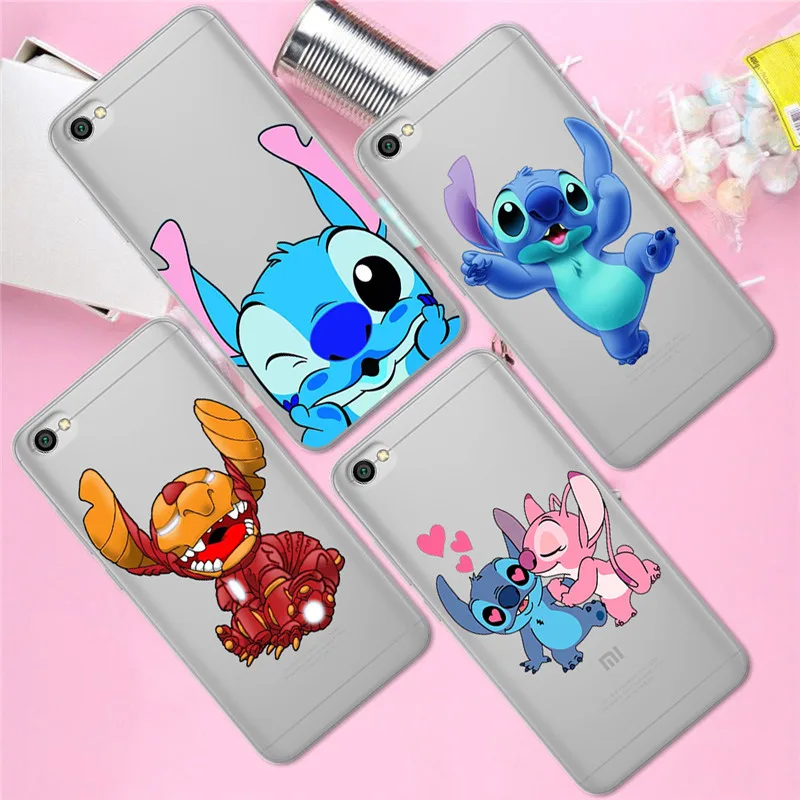

Stitch Cartoon For xiaomi Redmi Mi 8 6 CC9 A2 Lite 5X 6X A1 6A 4X 4A 5 9 Plus Note 4 5A Prime Pro Cover Case Coque Etui funda