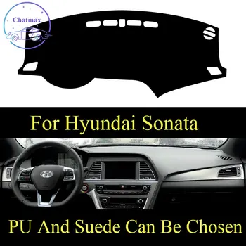 

Customize For Hyundai Sonata 8 9 10th 2004-2020 Dashboard Console Cover PU Leather Suede Protector Sunshield Pad