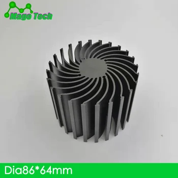 

ø86*60mm Extruded LED Star Heatsink Cooler for low and high bay down light LED Grow Light Heatsink Heat Sink Extrusion