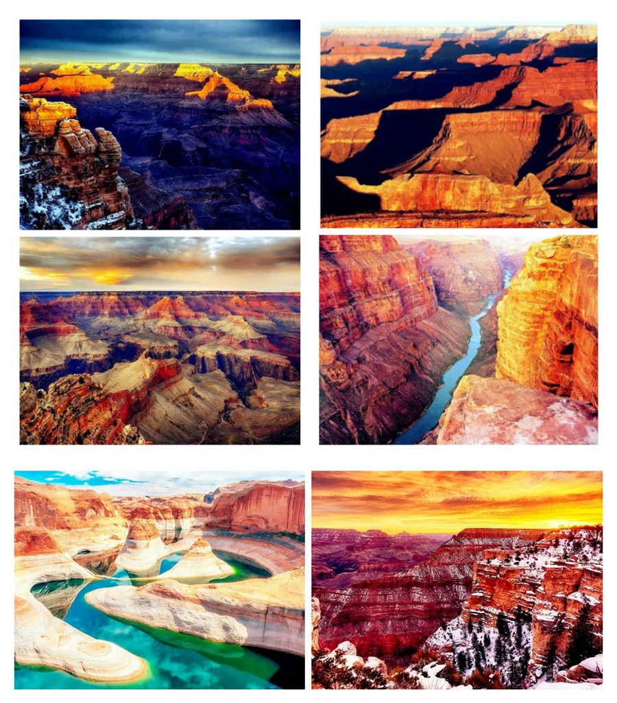 

5D DIY Diamond Painting Grand Canyon Scenery Home Decoration Embroidery