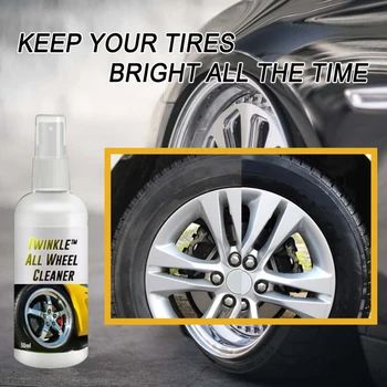 

30ML/50ML Car Motorcycle Universal Wheel Cleaner Spray Powerfully Remove Stains UV Rim Care Car Wheel Clean Car Accessories