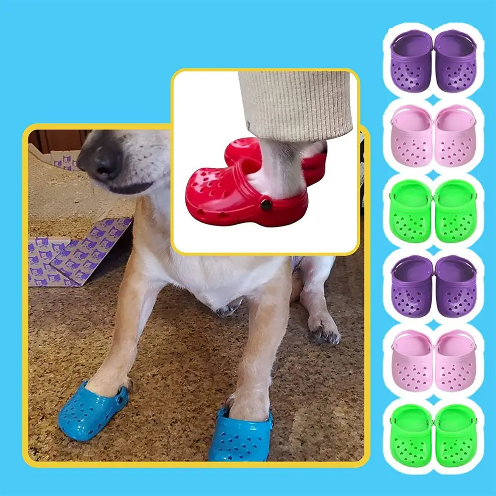 Title 1, Summer Dog Shoes Hollow Out Slippers Pet Breath...