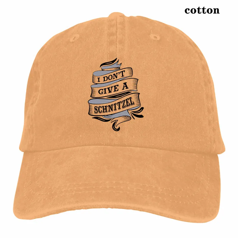 I Do not Give A Schnitzel for Oktoberfest in Germany Baseball cap men women Trucker Hats fashion adjustable cap - Цвет: 3-Natural