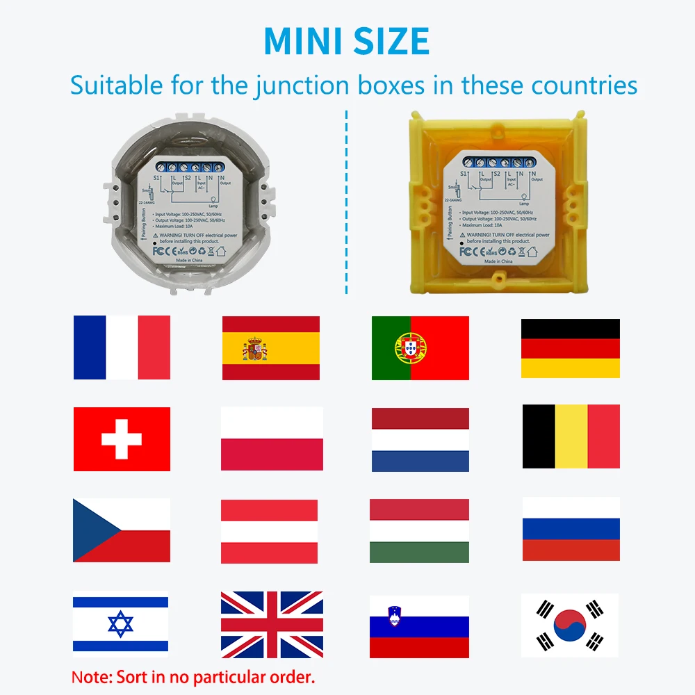 interruptores e acessórios para interruptores