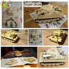 HUIQIBAO Military German King Tiger Tank model Building Blocks Army WW2 soldier Figures man weapon bricks children Boy Toys Gift ► Photo 2/6