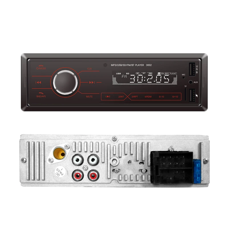 Сенсорный экран кнопка dual USB с 2.1a зарядкой FMSD/U дисковая карта Кассетный плеер Автомобильный 1 din MP3-плеер - Формат цифровых медиаданных: Button full touch