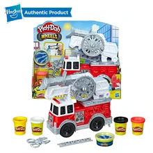Hasbro Play-Doh колеса пожарная игрушка с 5 нетоксичными цветами, включая Play Doh водяное соединение пожарно-спасательные игрушки