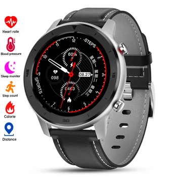 

DT78 Smart Watch Men IP68 Waterproof 1.3 Inch Full Round Touch Screen Fitness Activity Tracker Heart Rate Monitor Bracelet