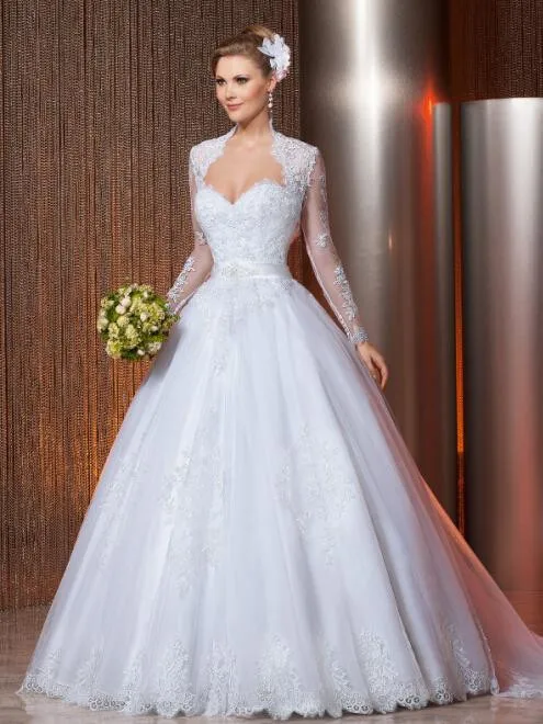 Vestido De Noiva Милое Свадебное платье с поясом со стразами кружевной Жакет ТРАПЕЦИЕВИДНОЕ Кружевное Платье De Mariage платья для матери невесты