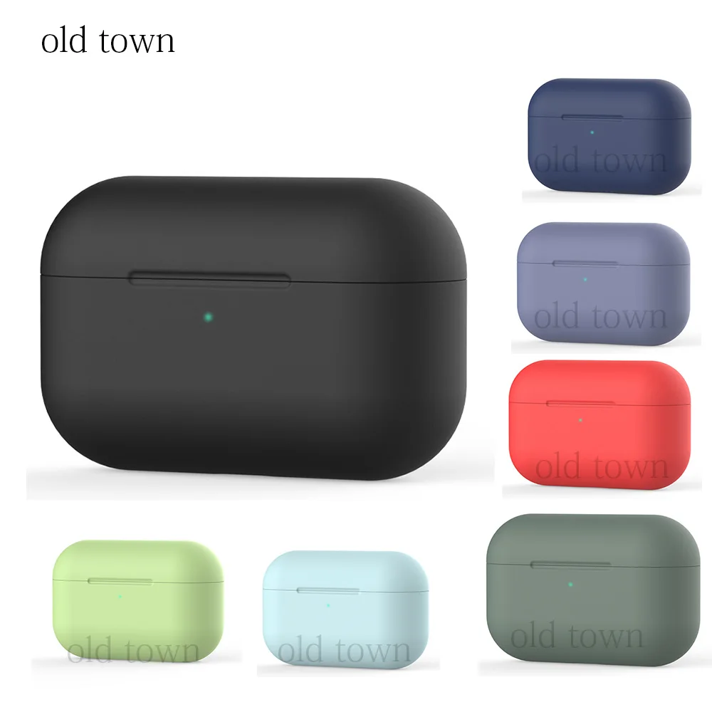 Мини Мягкий силиконовый чехол для Apple Airpods pro противоударный AirPods Чехол наушников s