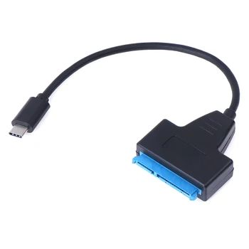 

Type C USB 3.1 to SATA III HDD SSD Adapter Cable For 2.5 Inch SATA Drive Support USAP 20cm Length