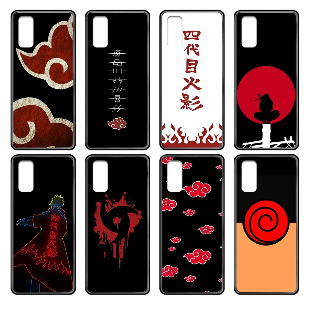 Наруто знак символ шаблон отпечаток черный чехол для телефона Samsung Galaxy J S 1 2 3 4 5 6 7 8