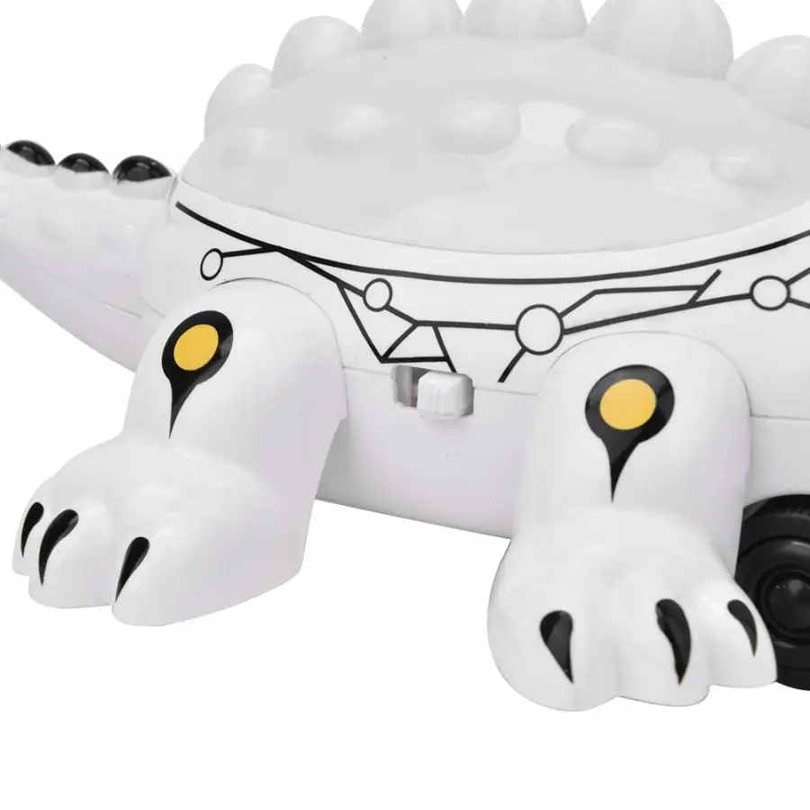 Смарт милый Pet RC электрическая игрушка крокодил с светильник звук 2,4G Беспроводной RC Хищник Развивающие игрушки для детей, рождественский подарок, игрушка для детей