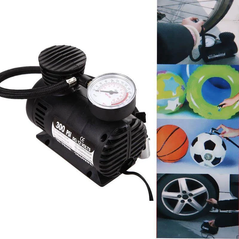 12V 300PSI воздушный компрессор для автомобиля надувной мини компактный