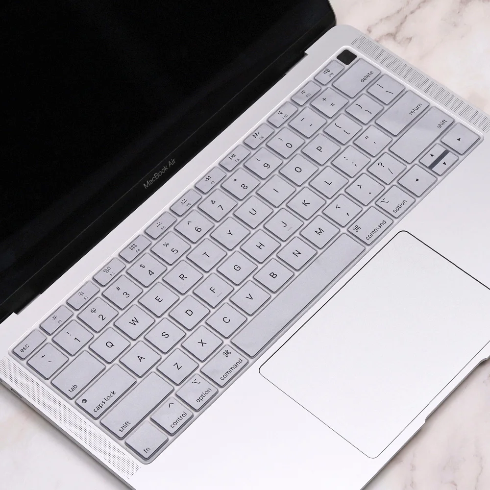 Защитная пленка для клавиатуры кожи для MacBook Air 13 дюймов A1932 Touch ID retina дисплей 13 дюймов клавиатура протектор США введите английский