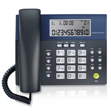 Corded Telefon, Wired Festnetz Telefon mit Großen Lcd-bildschirm, 8 Klingeltöne, Freisprecheinrichtung, für Büro, hause, Weiß, Grau Blau