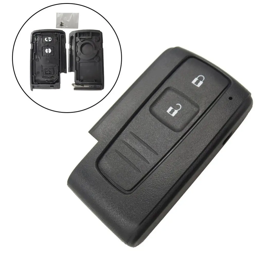 2 Button Card Cover Car Key Case For Prius 2004 2009 Verso Camry For Key Case Key Case Cover