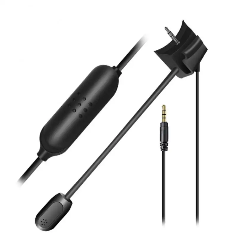 MINI Professionals Game PUBG Q35 Microphone 3.5mm Jack Plug Mic Stereo Mini Wired External Microphone Game Noise Reduction