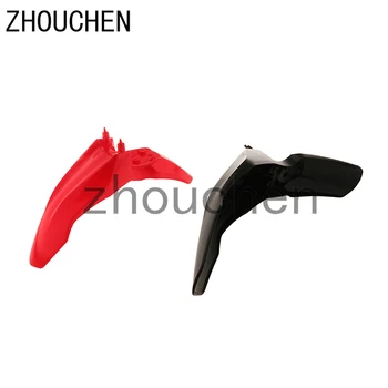 

High-preformance Front Fender Mudguard Extender Extension for Honda CRF 110 Black+Red