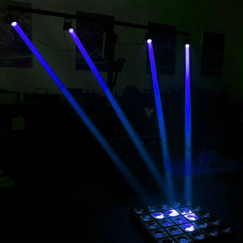 Сценический светильник s, светильник для дискотеки, сценическая лампа, портативная, умная, регулируемая, мини, движущаяся головка, свадебные принадлежности, лазерный проектор KTV - Цвет: Blue