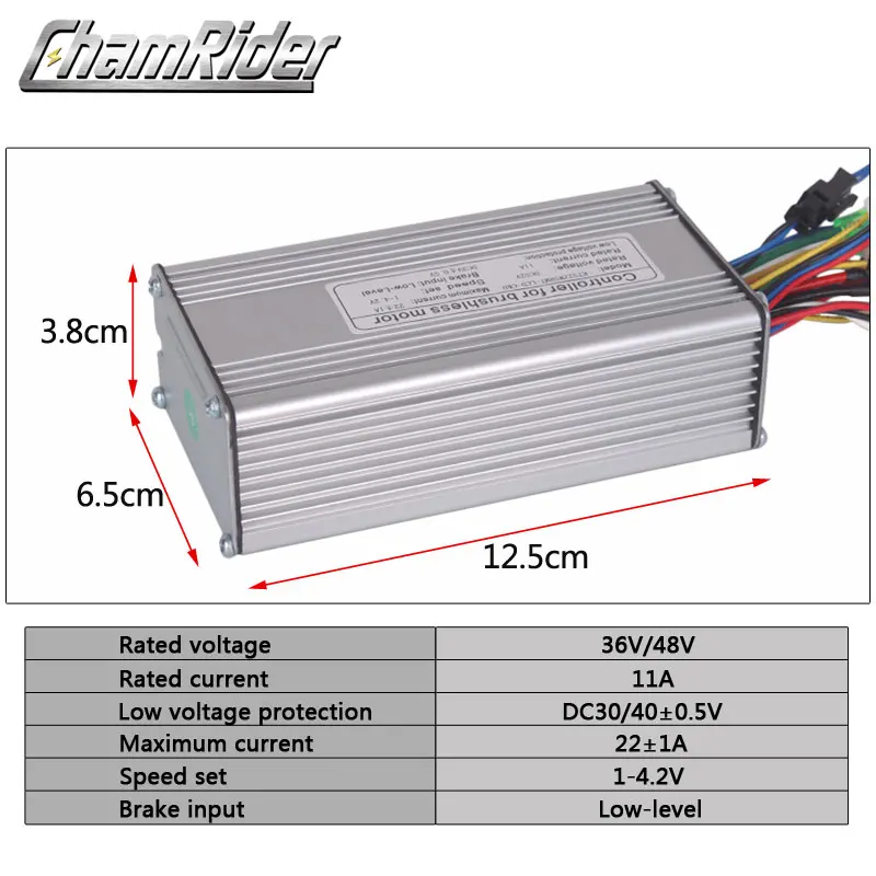 Perfect ebike 36V 48V 500W Electric bicycle Brushless controller Dual Mode Hall Sensor and Hall Sensorless KT Series Support LED LCD 2