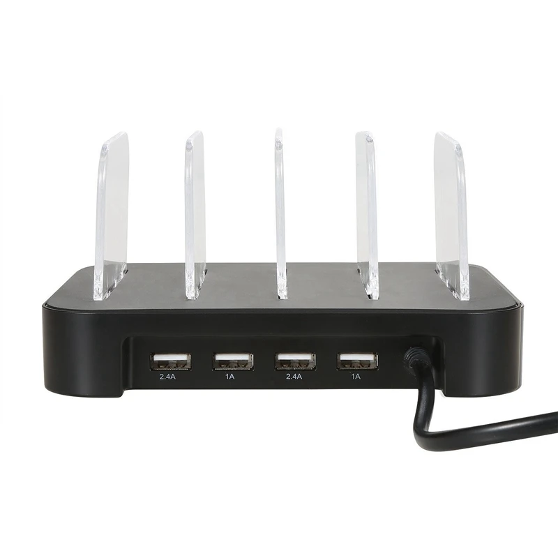 FFYY-Us Plug Universal 4 Port Usb Charging Station Dock Stand Charger Hub For Iphone Samsung