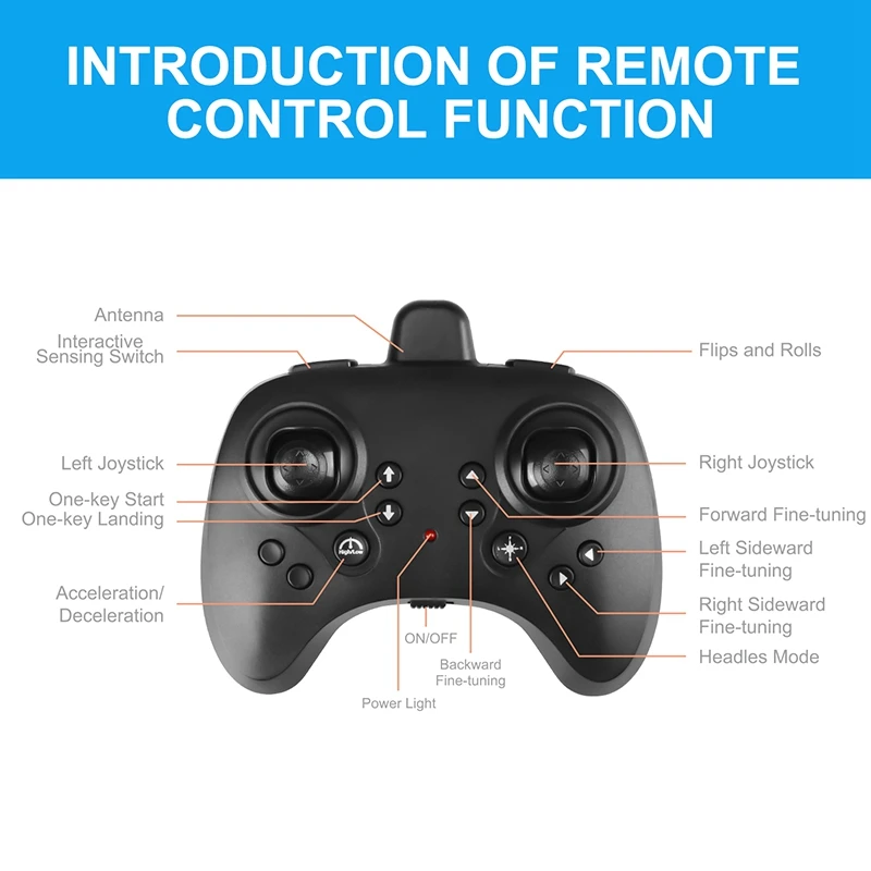 Hand Operated Scoot Drones RC Remote Control Helicopter Easy Force Indoor Flying Plane 360 with Induction Altitude Hold for Chil