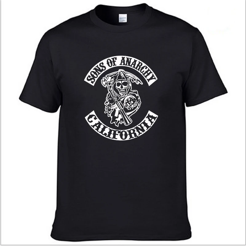 SOA Sons of anarchy the child Fashion SAMCRO Print T-Shirt Men/women Fashion Hip Hop short sleeve Cotton Casual Mens Tee Shirts SOA Sons of anarchy the child Fashion SAMCRO Print T-Shirt Men/women Fashion Hip Hop short sleeve Cotton Casual Mens Tee Shirts