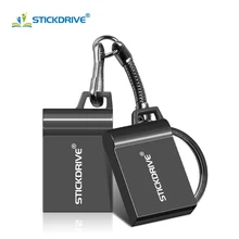 Супер мини металлический флеш-диск USB 2,0 64 ГБ 32 ГБ 16 ГБ портативный флеш-накопитель 128 Гб карта памяти Флешка для хранения U диск